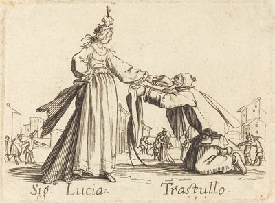 Signa. Lucia en Trastullo door After Jacques Callot