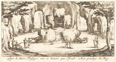 Ondertitel voor "Diverse Landschappen" door After Jacques Callot