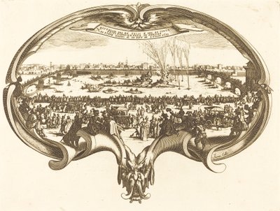 De waaier door After Jacques Callot