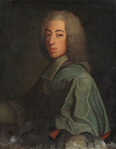Duits: Portret van Johann Theodor (1703-1763), zoon van keurvorst Max Emanuel van Beieren Johann Theodor van Beieren, zoon van Maximiliaan II Emanuel door After Joseph Vivien