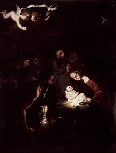 Aanbidding door herders door after Jusepe de Ribera