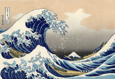De grote golf bij Kanagawa door After Katsushika Hokusai