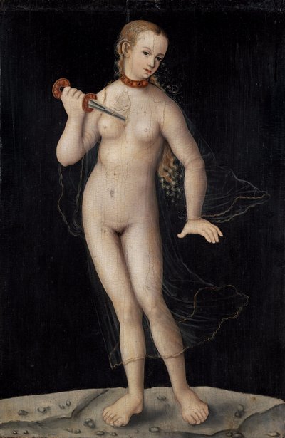Lucretia Romana door after Lucas Cranach the Elder