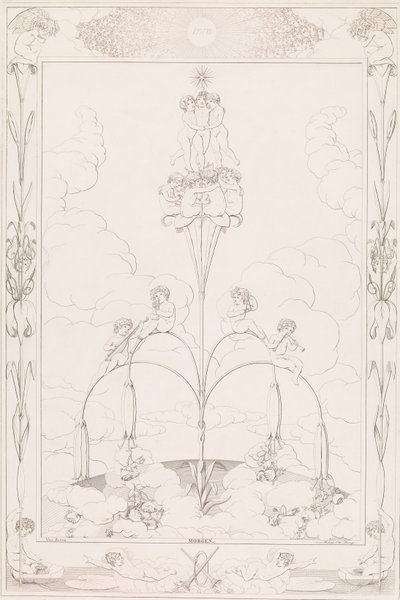 Ochtend, uit de serie De tijden van de dag, 1807 door After Philipp Otto Runge