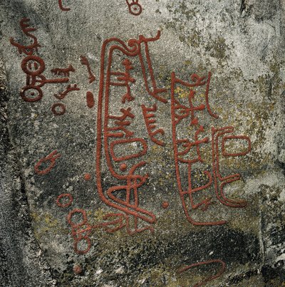 Rotstekeningen: Boot (1000 v.Chr.) door Age Bronze