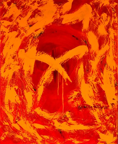 Rood 1, 2014 door Agnes Girardon