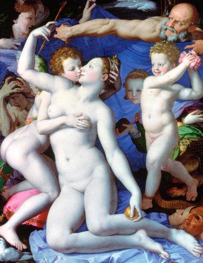Een Allegorie met Venus en Cupido, ca. 1523-1568 door Agnolo Bronzino