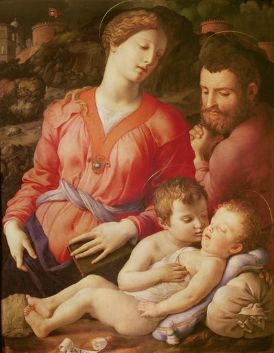 De Panciatichi Heilige Familie door Agnolo Bronzino
