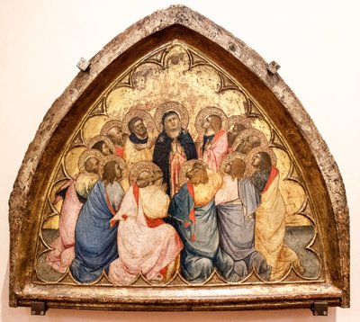 Pinksteren door Agnolo Gaddi