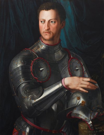 Cosimo de Medici (1519-1574) Grand Duke of Tuscany door Agnolo di Cosimo Bronzino