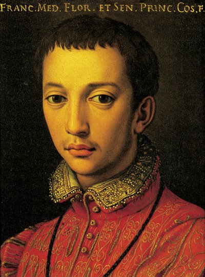 Portret van Francesco I de Medici door Agnolo Bronzino