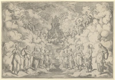  door Agostino Carracci