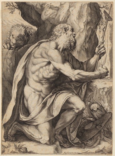  door Agostino Carracci