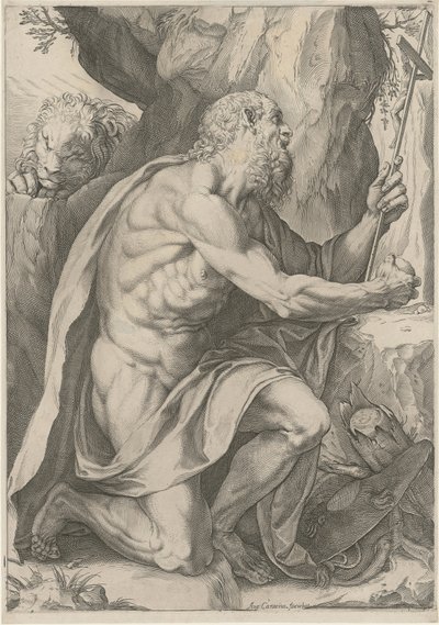  door Agostino Carracci