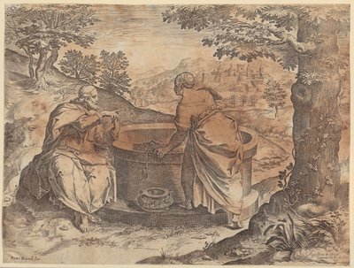  door Agostino Carracci