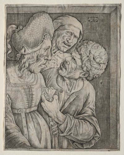 De rijke oude vrouw door Agostino Musi