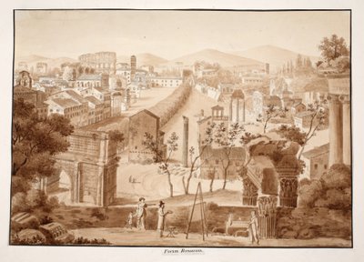 Forum Romanum door Agostino Tofanelli