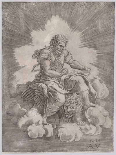 Sint Marcus door Agostino Veneziano