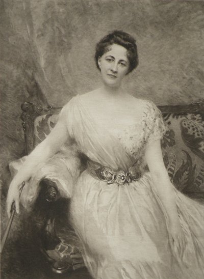 Moreau-vauthier 1906 plaat 32 aime morot madame aartsdiaken boisseaux 1895 door Aimé Nicolas Morot