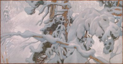 Winter, studie voor de fresco