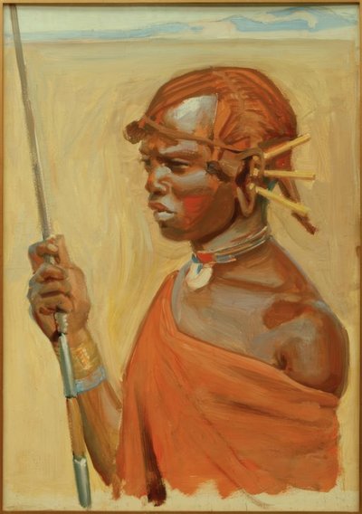 Portret Goia Gidogo door Akseli Valdemar Gallen Kallela