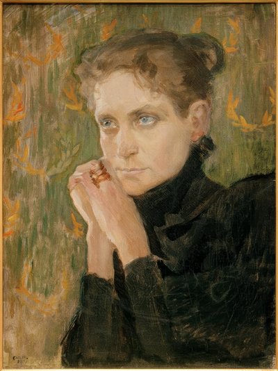 Portret van actrice Ida Aalberg door Akseli Valdemar Gallen Kallela