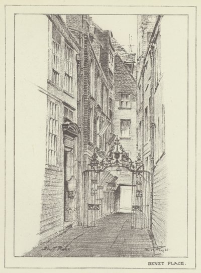 Benet Place door Alan Stapleton