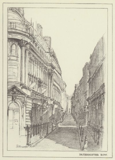 Paternoster Row door Alan Stapleton