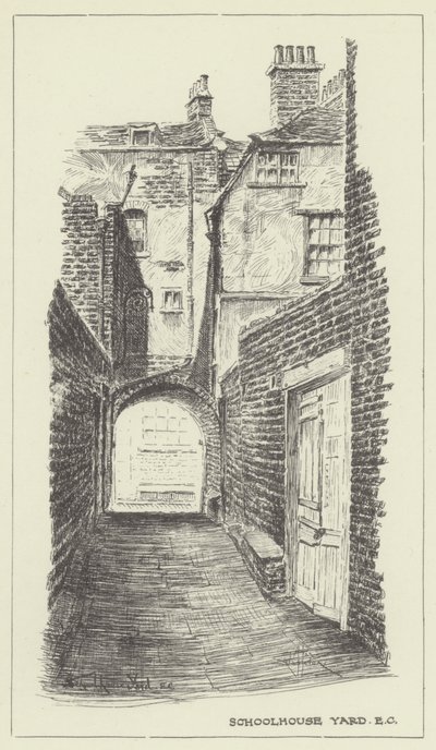 Schoolhouse Yard, EC door Alan Stapleton