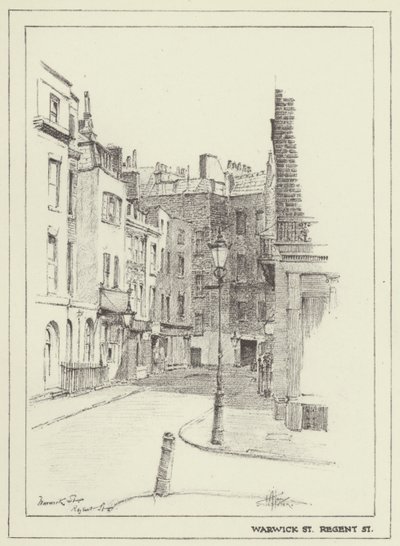 Warwick Street, Regent Street door Alan Stapleton