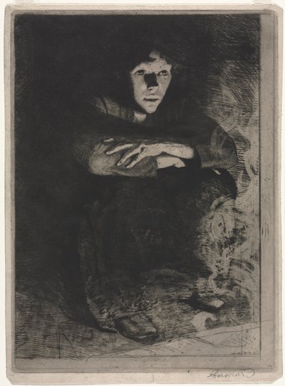 In de as door Albert Besnard