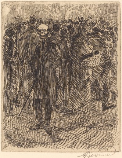In de menigte door Albert Besnard