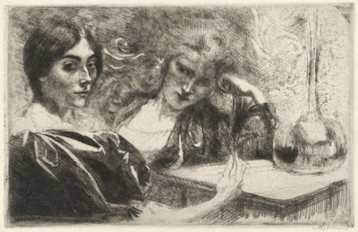 Morfineverslaafden (Morphinomanes) door Albert Besnard