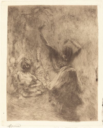 De danseres van Tanjore door Albert Besnard