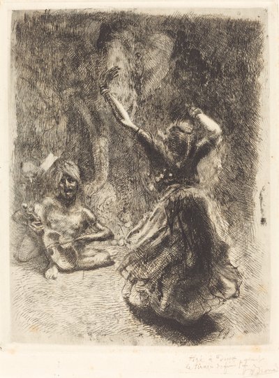 De danseres van Tanjore door Albert Besnard