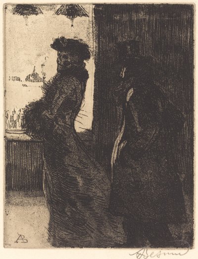 De Onbekende Vrouw door Albert Besnard