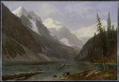 Canadese Rocky Mountains (Lake Louise) door Albert Bierstadt