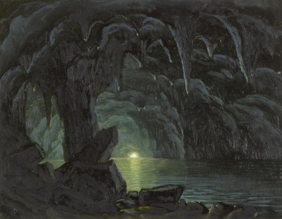 De Blauwe Grot, Capri door Albert Bierstadt