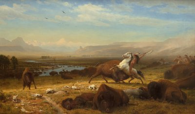 De Laatste van de Buffels, c.1888 door Albert Bierstadt
