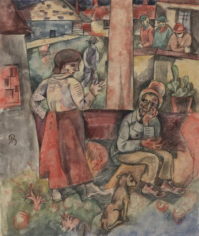 Rand van het Dorp; Fabriekstad door Albert Bloch