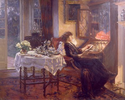 Het stille uur, 1913 door Albert Chevallier Tayler