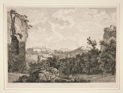 De baden van Caracalla, Rome door Albert Christoph Dies