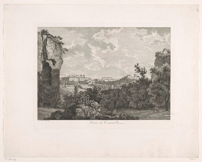 Thermen van Caracalla door Albert Christoph Dies