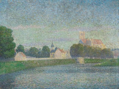 Duits: Morgen auf der Marne in Meaux Ochtend aan de Marne bij Meaux door Albert Dubois-Pillet
