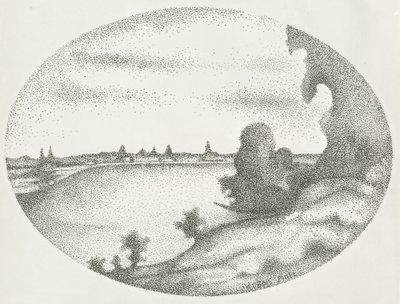 Een Rivierlandschap door Albert Dubois Pillet