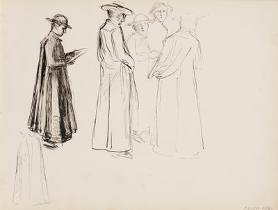 Geestelijken door Albert Edelfelt