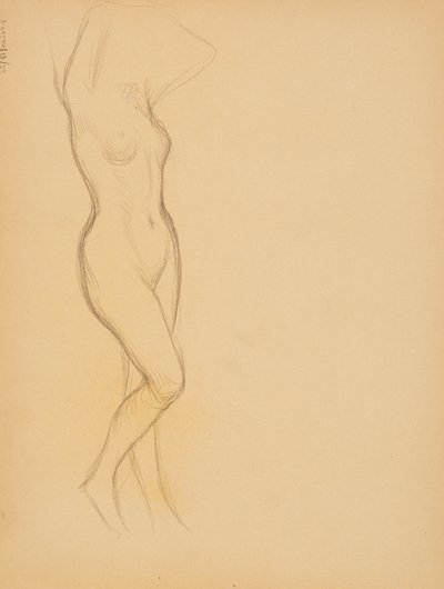 Naakt door Albert Edelfelt