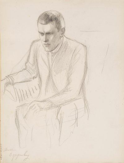 Bertel Gripenberg door Albert Edelfelt