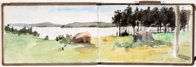 Zonder titel door Albert Edelfelt