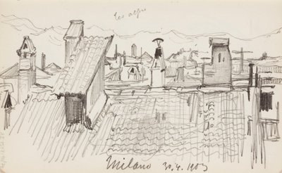 Zonder titel door Albert Edelfelt